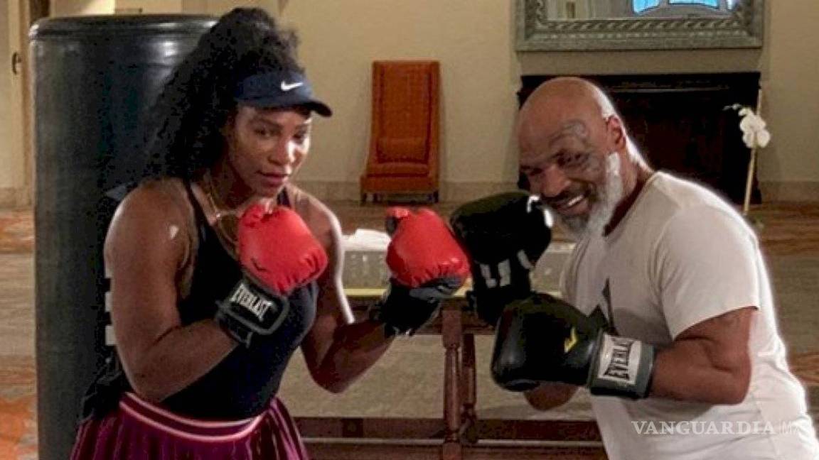Mike Tyson dedica su tiempo libre en enseñarle a boxear a Serena Williams