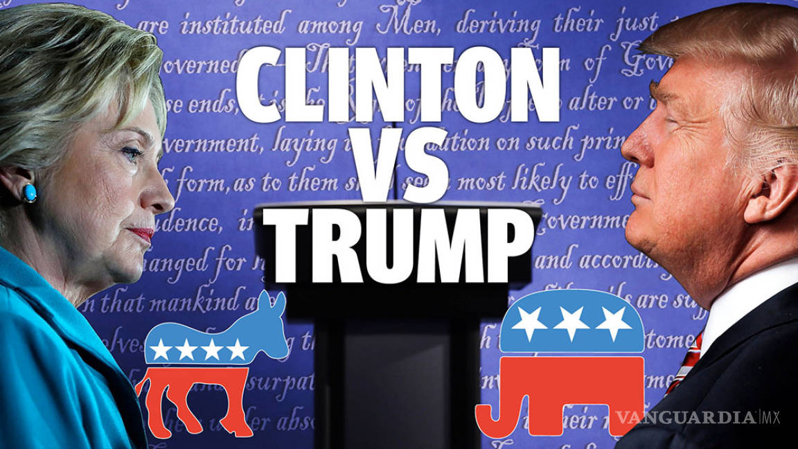 ¿Debate o combate? Clinton y Trump, hoy el primer duelo en TV