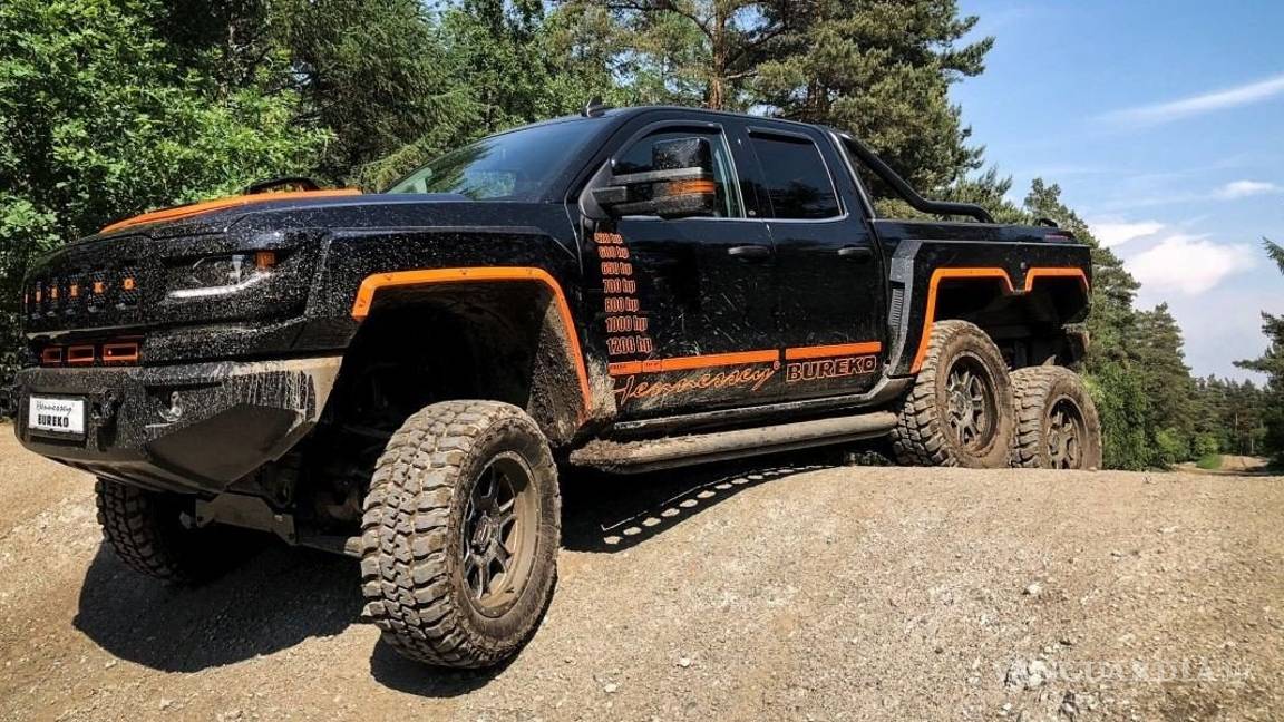 $!Bureko 6x6, la camioneta Chevrolet Silverado más extrema que podrás ver