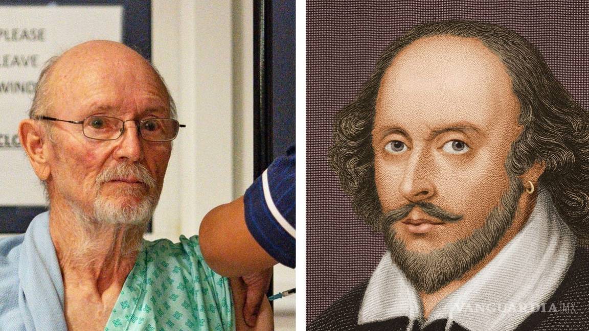 William Shakespeare es el primer hombre en recibir la vacuna anticovid de Pfizer