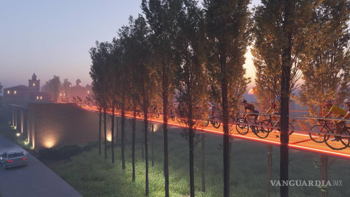 $!Ciclovía elevada ‘The Tree Path’, vista lateral.