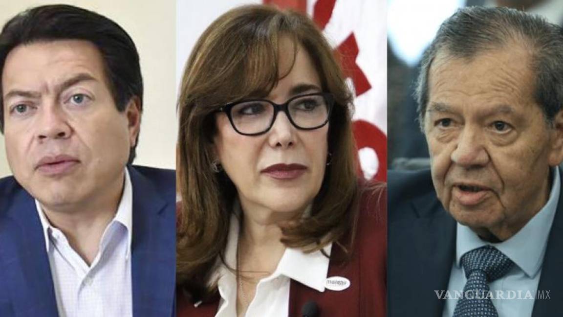 Yeidckol Polevnsky, Mario Delgado y Muñoz Ledo siguen en la contienda por la presidencia de Morena