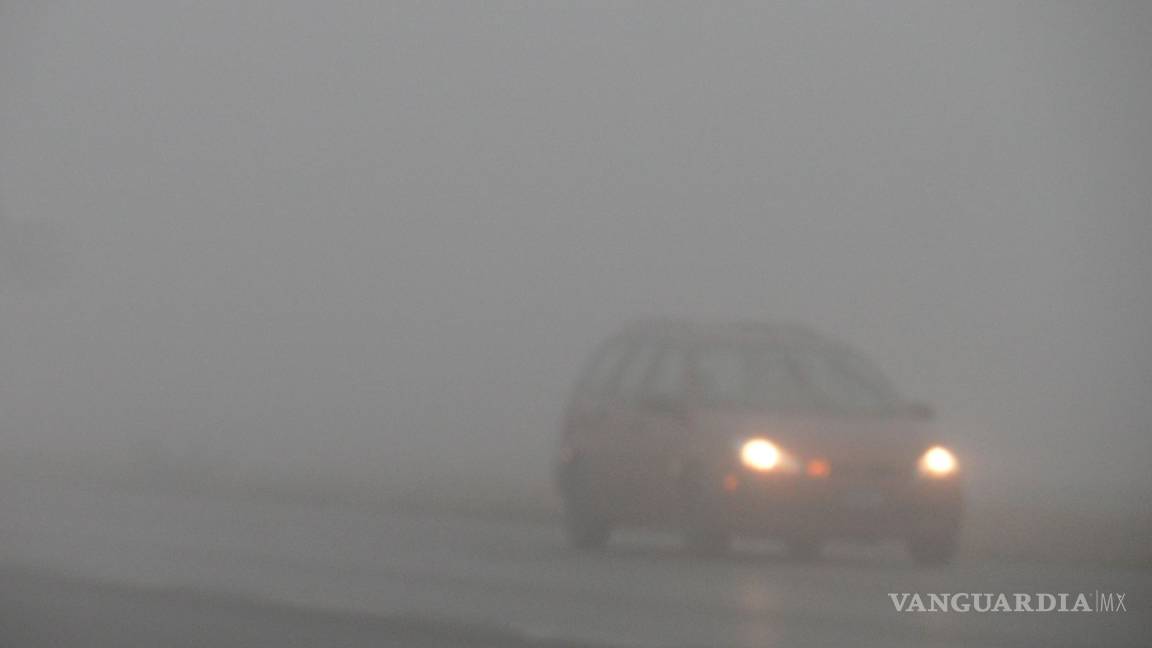 Reportan presencia de niebla en autopista Monterrey-Saltillo