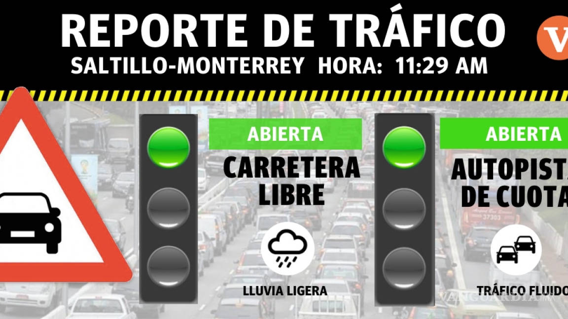 Abre a la circulación autopista Saltillo-Monterrey en ambos sentidos