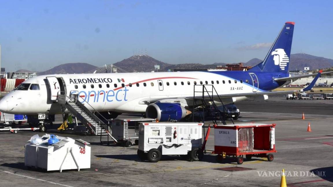 Cifran en 8 los heridos en choque de avión de Aeroméxico en Los Ángeles
