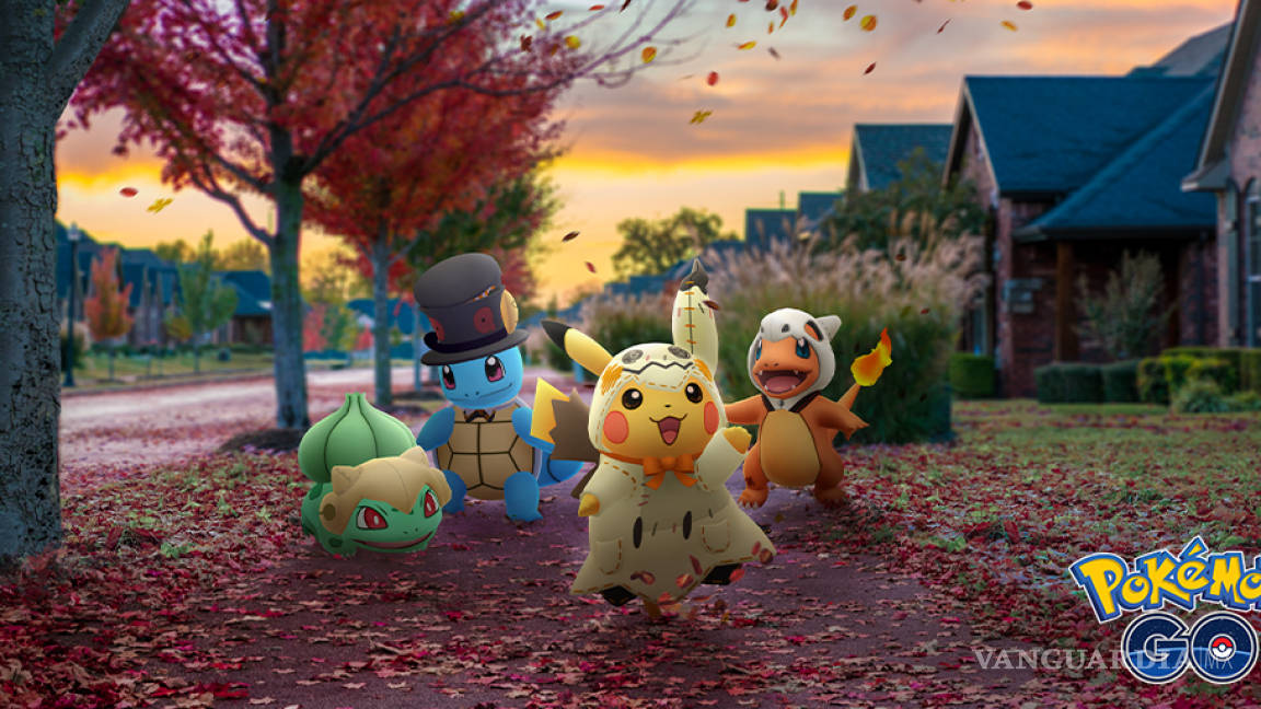 Un Pikachu en traje de Mimikyu o Charmander con máscara de Cubone; Pokémon GO lanza evento de Halloween