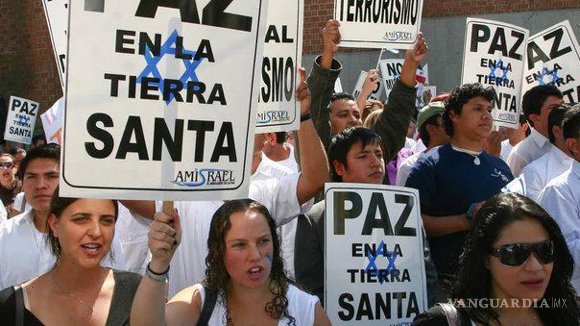 $!Marchan en pro de Israel en México, piden que Hamás libere a mexicanos rehenes