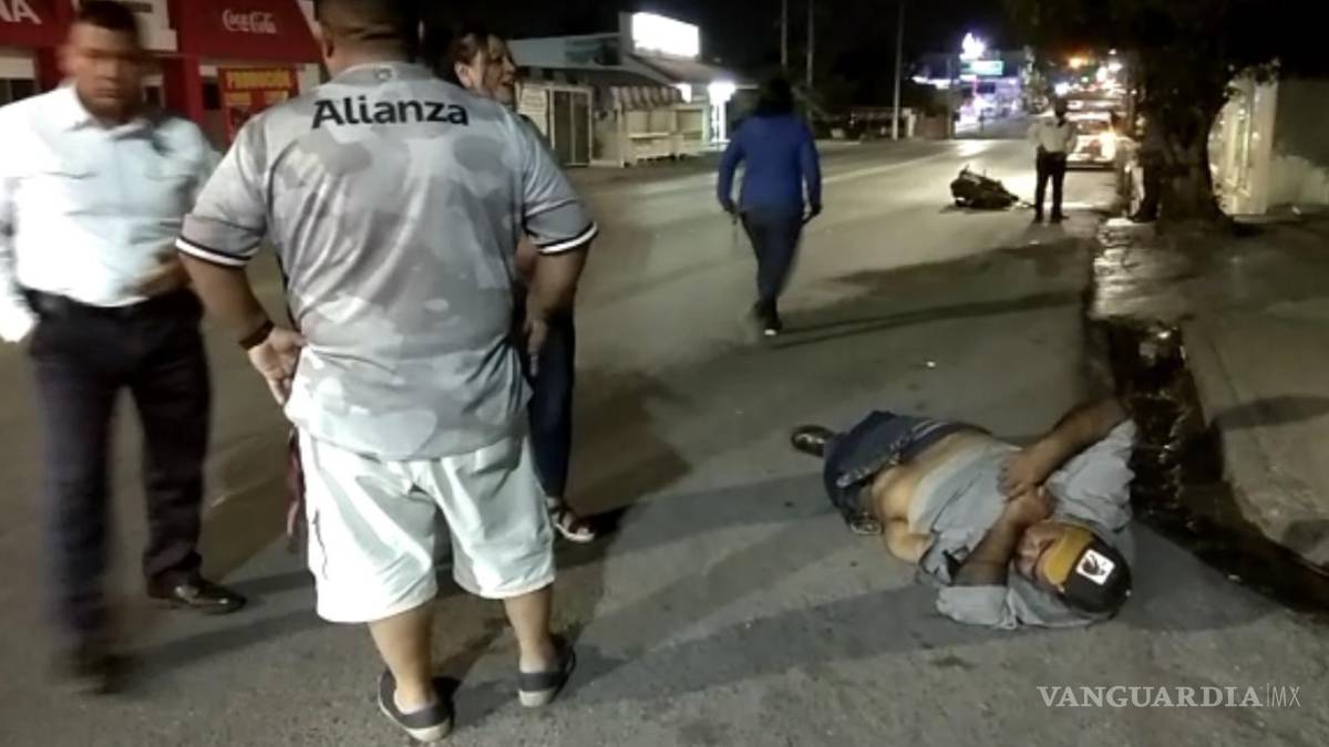 Saltillo: hombre es atropellado por motociclista en zona Centro