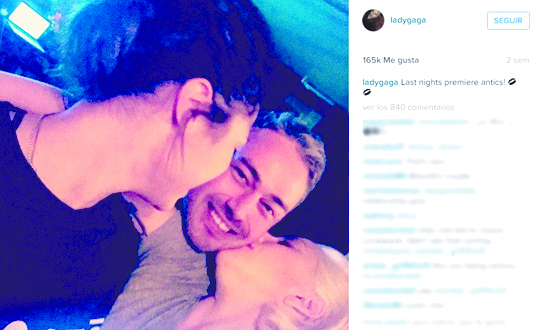 Lady Gaga; ¿en trío con su novio y otra actriz?