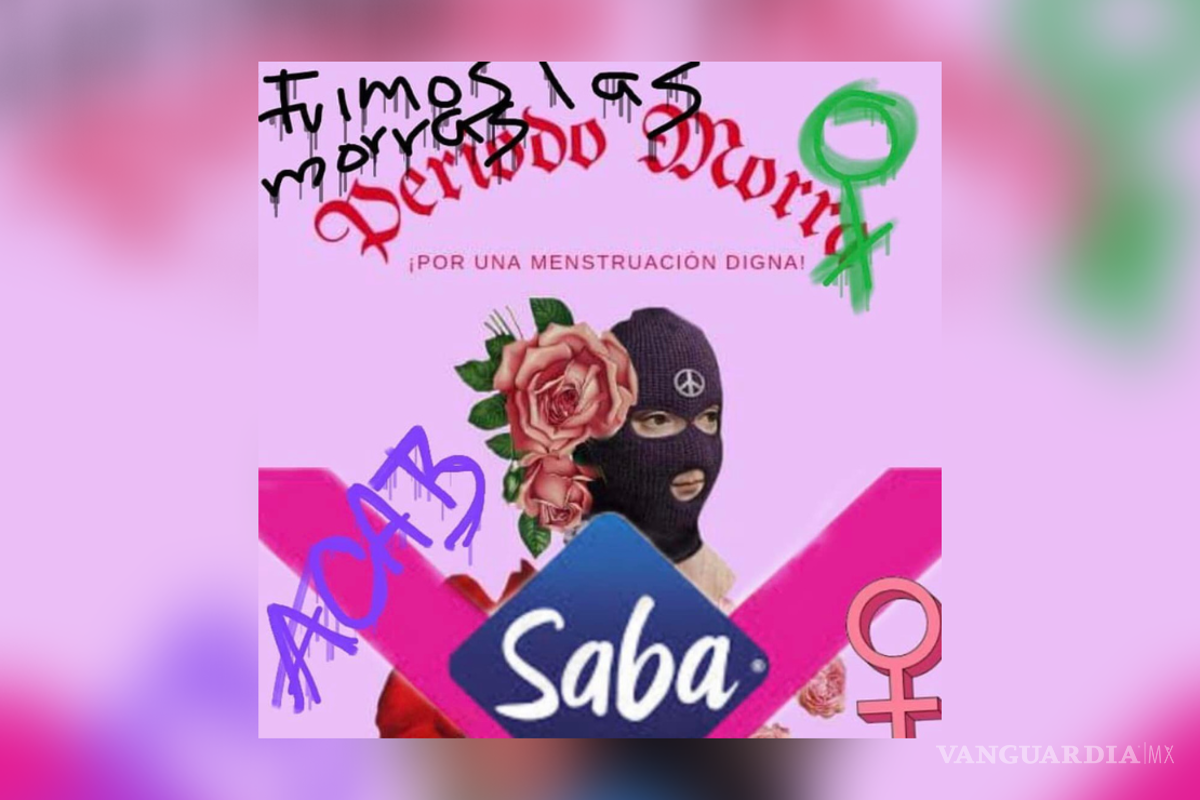 Colectivos feministas señalan a Saba por lucrar con donativos de toallas sanitarias