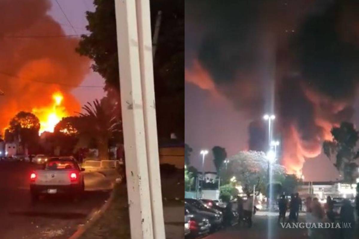Se incendia Central de Abastos en Iztapalapa, el mercado más grande del mundo