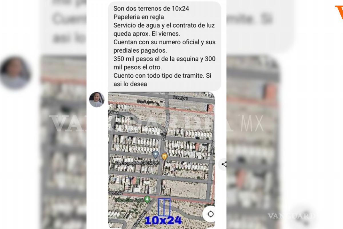 $!Uno de los predios se puso en venta con un valor de 350 mil pesos y el otro con un valor de 300 mil pesos.