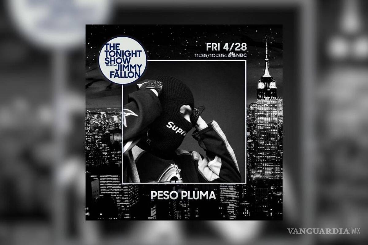 Peso Pluma será el primer cantante de regional mexicano en The Tonight Show, con Jimmy Fallon