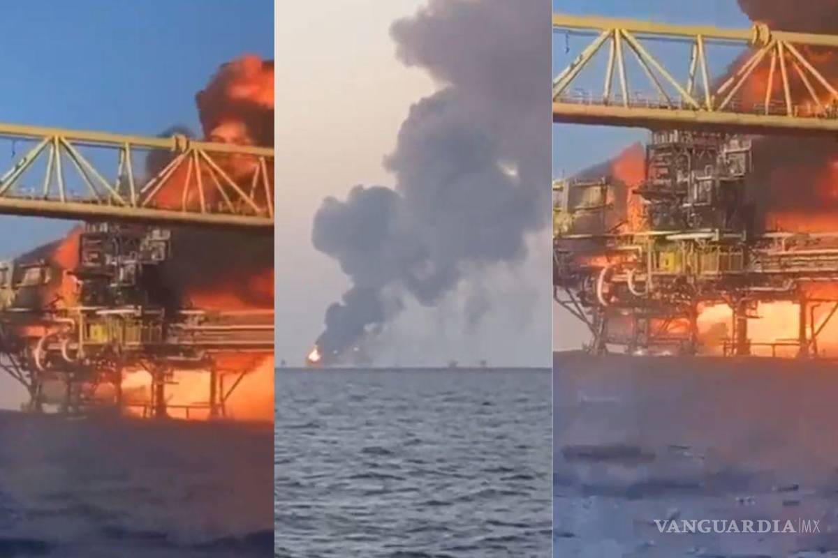 Incendio en plataforma de Cantarell deja dos muertos y un desaparecido, informa Pemex
