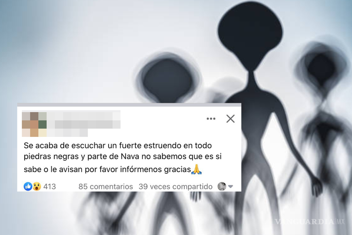 Fuerte estruendo genera teorías en Piedras Negras; desde OVNIs, aviones y ‘fracking’