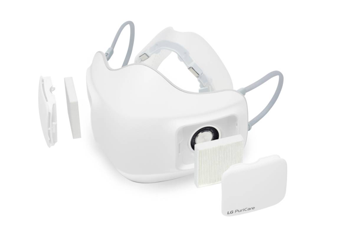 LG desarrolla máscara purificadora anti COVID-19