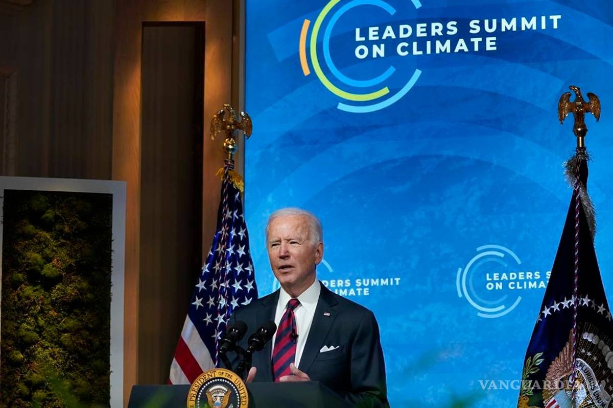 Joe Biden afirma que EU &quot;no esperará&quot; para abordar el cambio climático