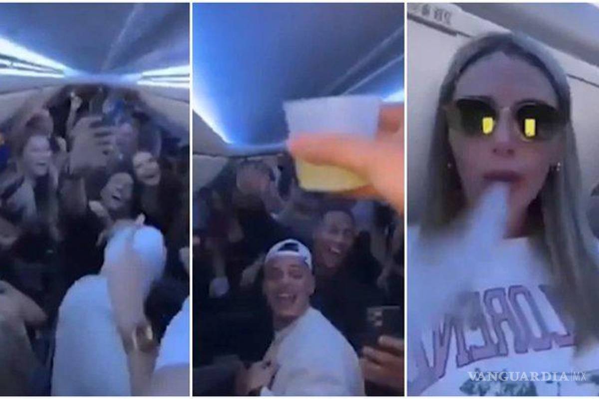 ‘Influencers’ canadienses hacen fiesta en un vuelo a Cancún, su país los castigará