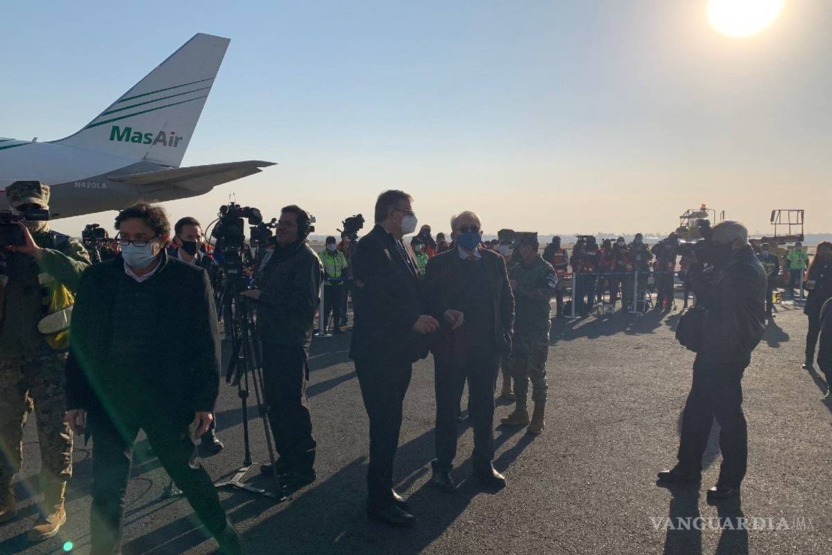 Llega a México un nuevo cargamento de vacunas contra Covid-19