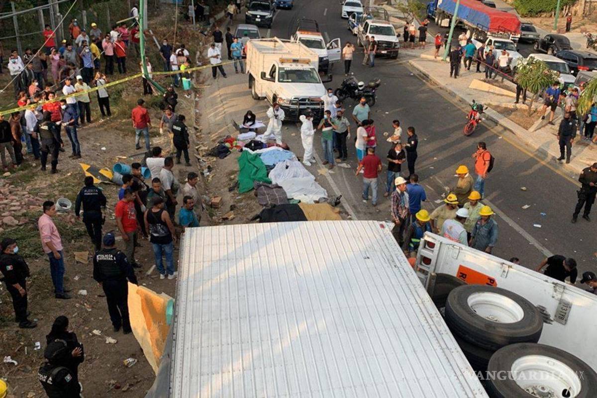 Accidente en Chiapas: Tráiler no pasó por puestos de vigilancia, asegura Guardia Nacional