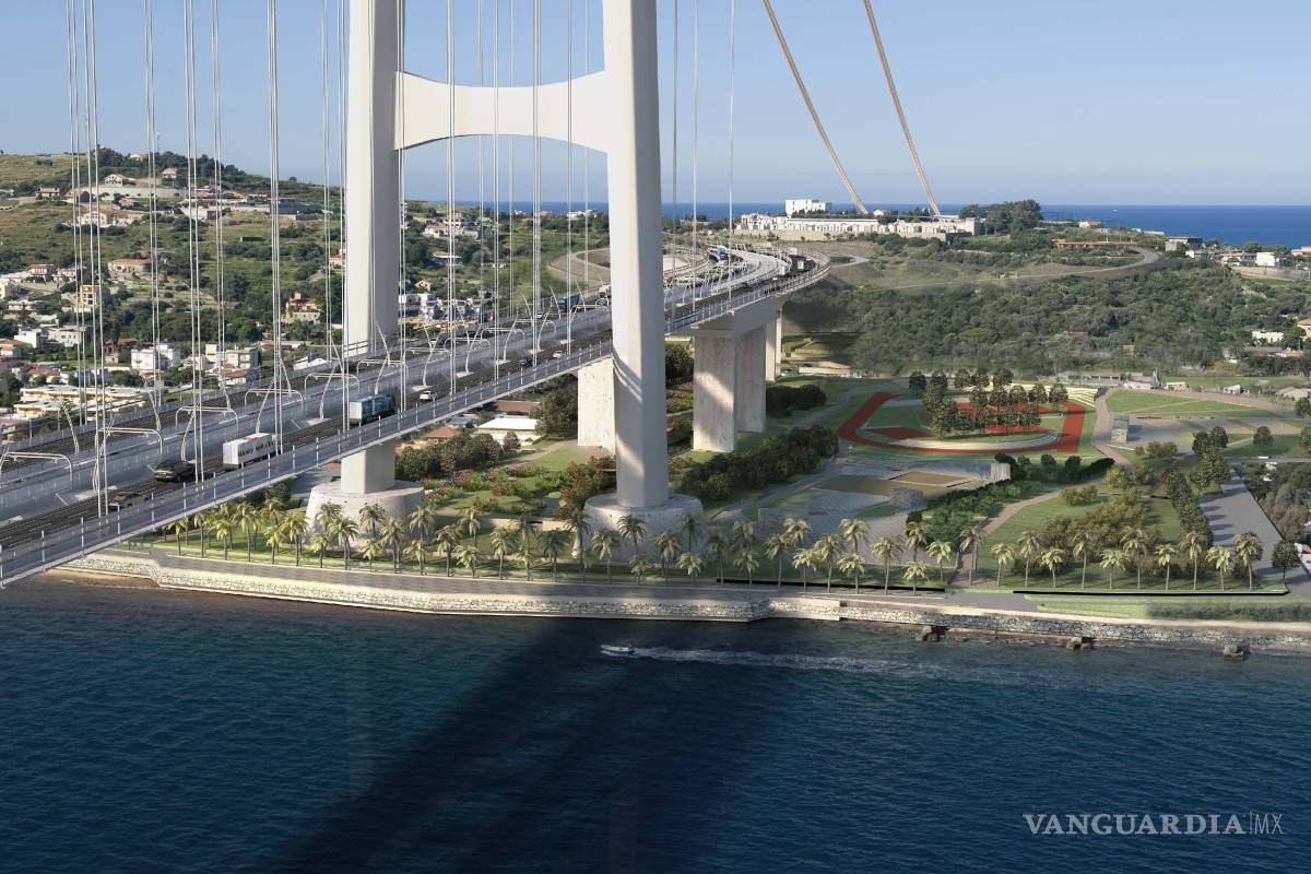 $!Cada una de las dos torres de soporte, que sostendrán el tramo colgante del puente, tendrán 399 metros de altura.