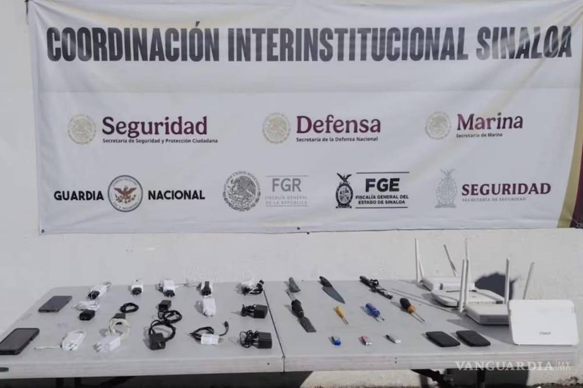 Tras muerte de interno, encuentran celulares y objetos prohibidos en penal de Culiacán