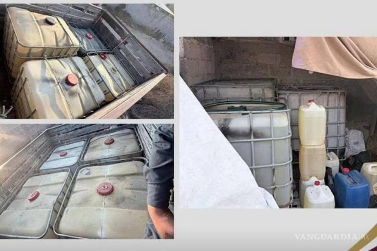 Aseguran miles de litros de huachicol abandonados en camionetas en Hidalgo