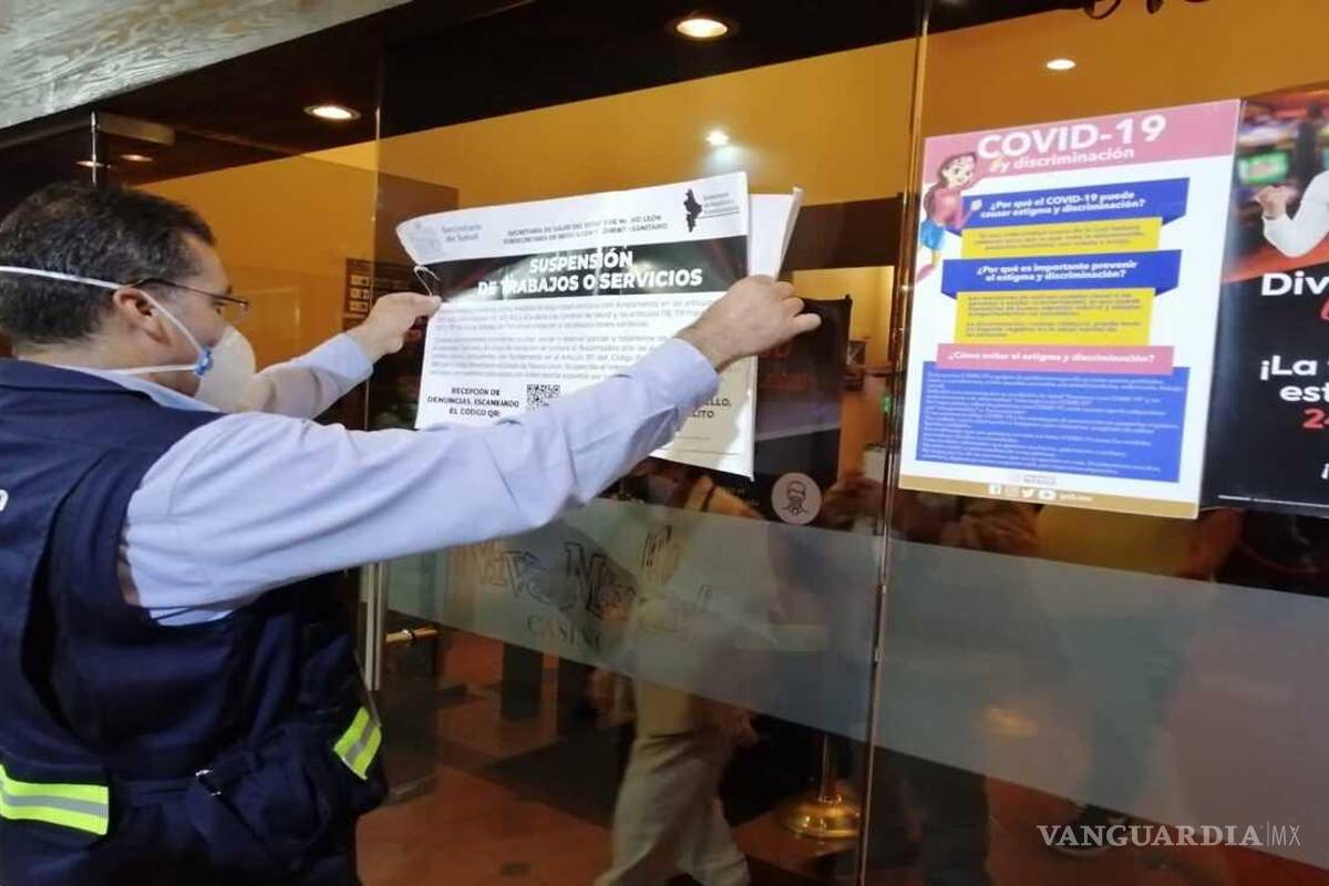 Clausuran 4 casinos en NL por incumplir medidas