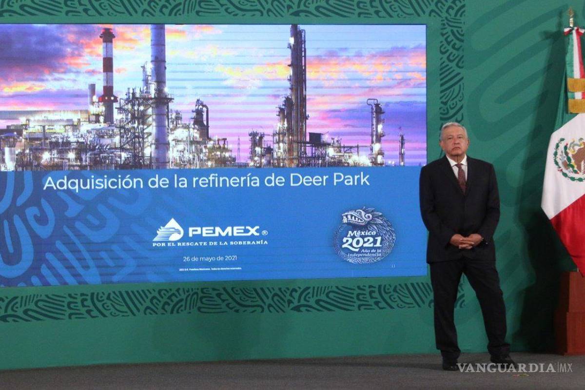 AMLO agradece a EU por autorizar compra de refinería Deer Park; dedica mensaje a trabajadores de Shell