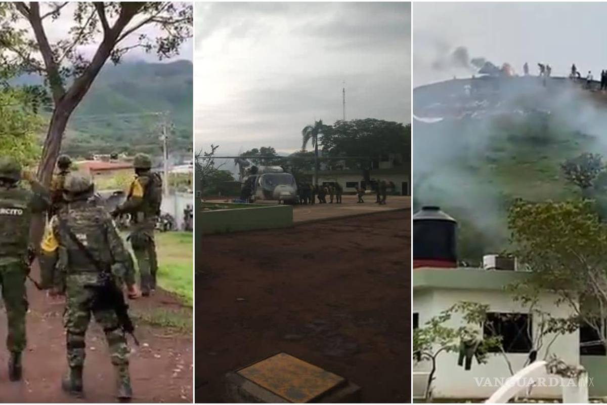Pobladores irrumpen a cuartel y atacan a soldados en Aguililla, Michoacán, tierra de sicarios
