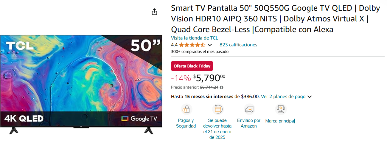 $!Black Friday en Amazon: estas son las mejores ofertas en televisores, iPhones, laptops y más