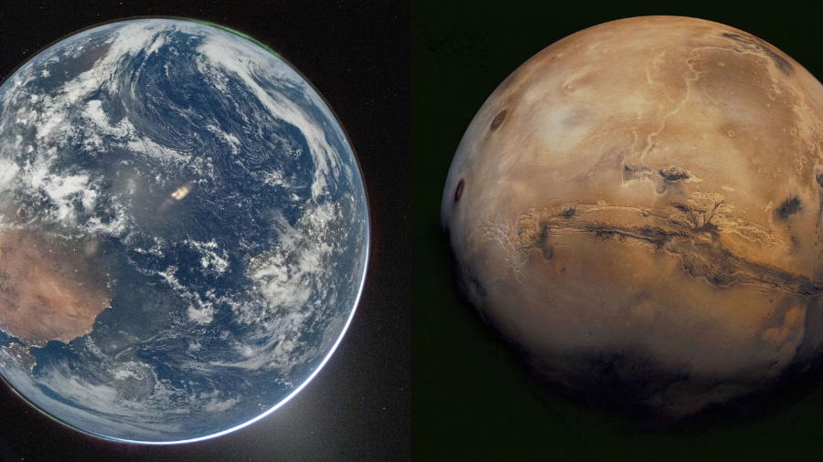 La Tierra y Marte podrían haberse formado de maneras extrañamente diferentes
