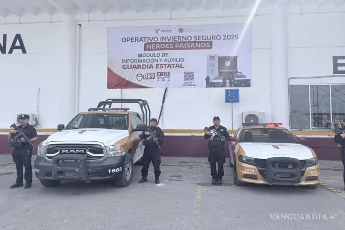 Arranca operativo para proteger a paisanos en Tamaulipas durante el regreso por fin de año