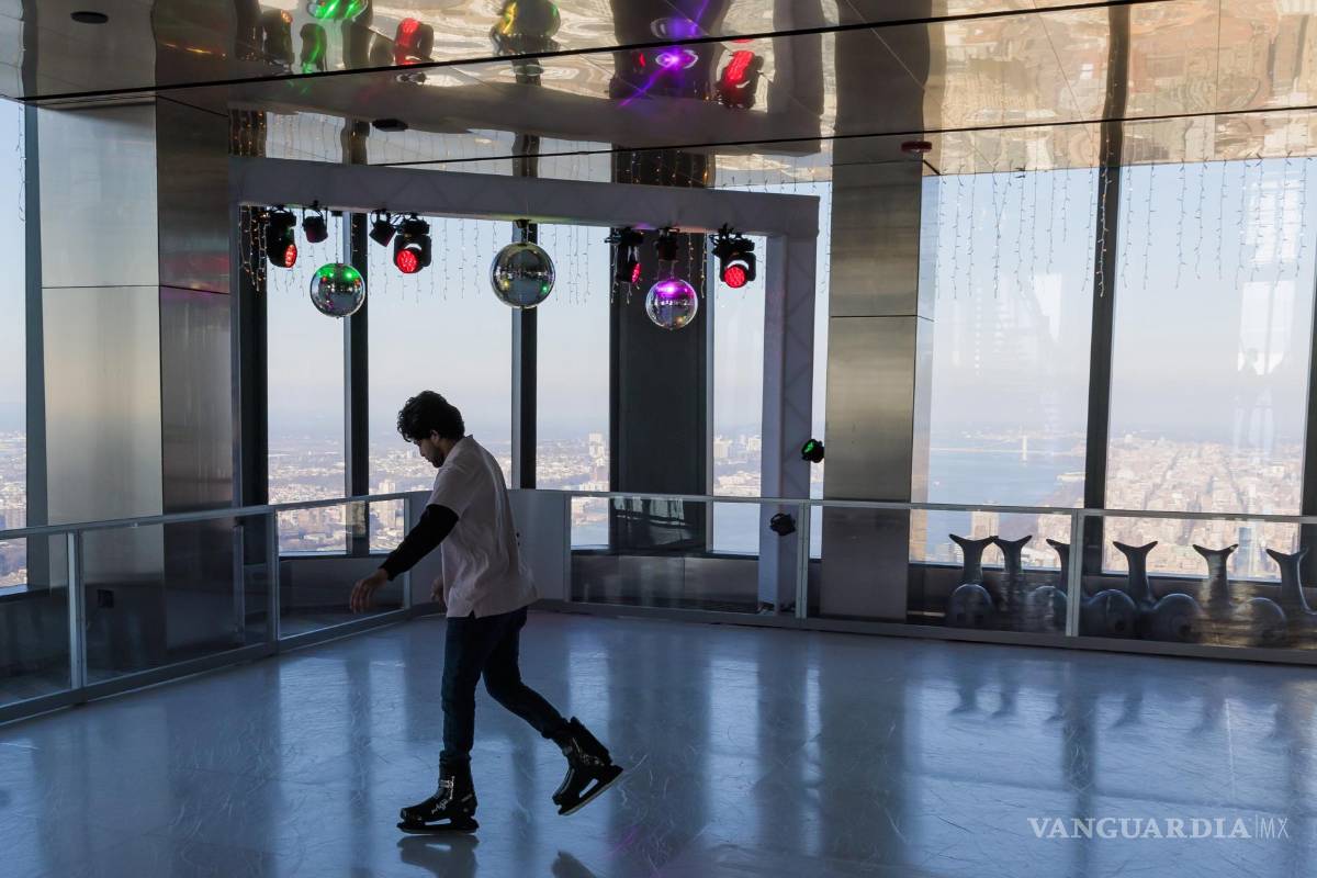 ¿Te gustaría poder patinar sobre el hielo en un rascacielos en Nueva York?