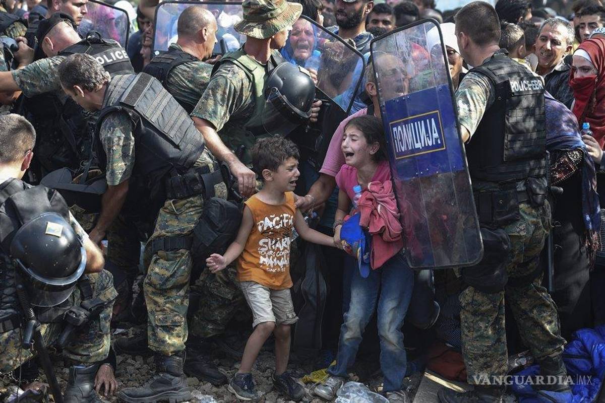 El miedo de los niños refugiados es la foto del año de Unicef