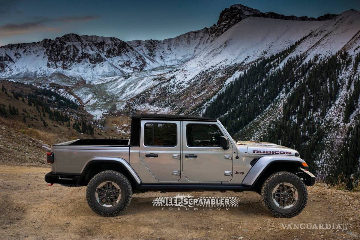 Jeep prepara una pick up basada en el Wrangler, la primera en 30 años y así sería (fotos)