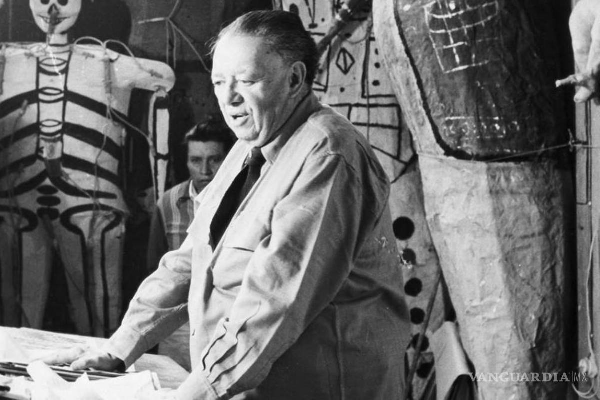 Exhiben desarrollo artístico de Diego Rivera en Estados Unidos