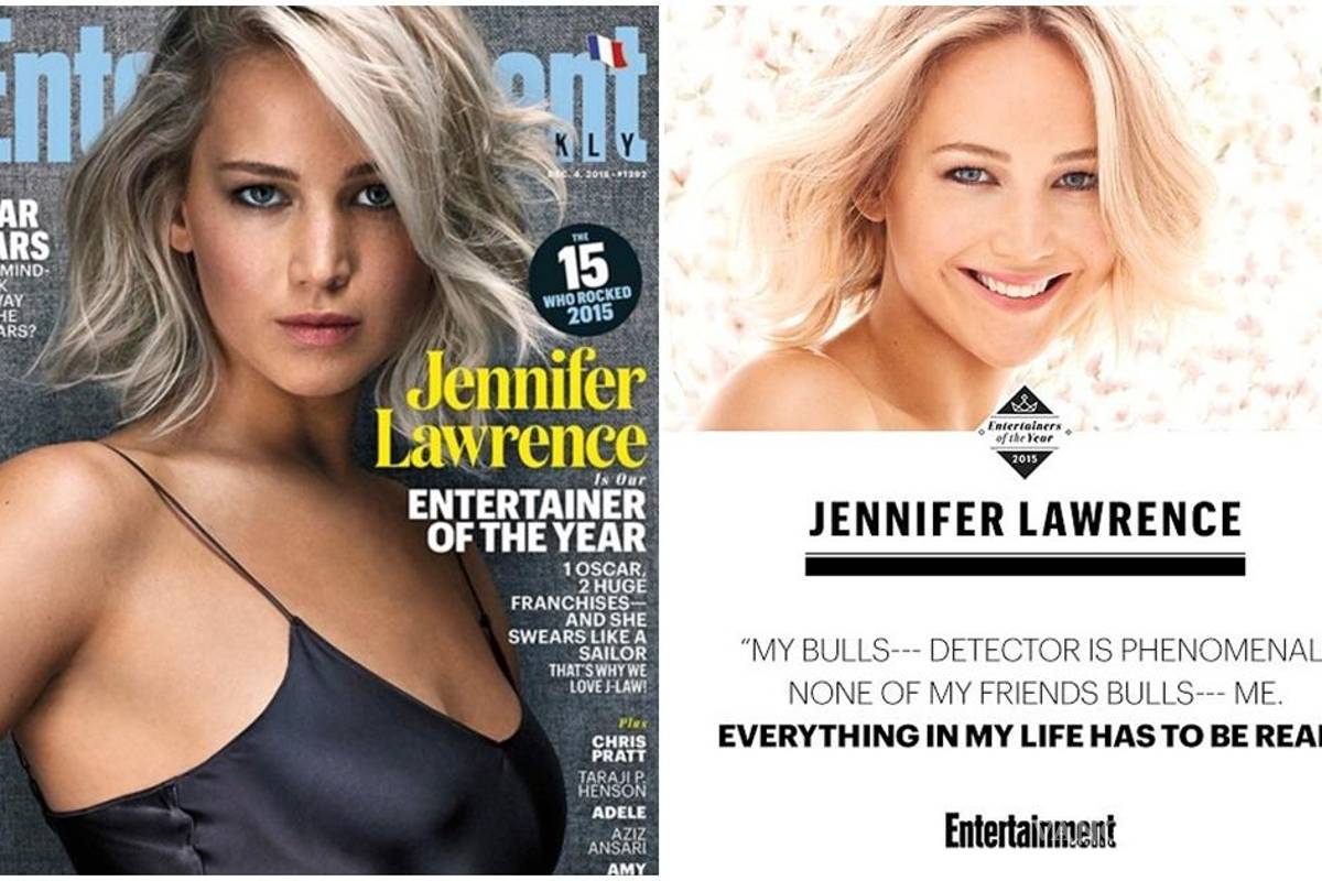 Nombran a Jennifer Lawrence la artista del año