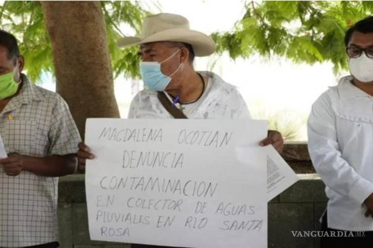 $!Minera canadiense contamina río en Oaxaca