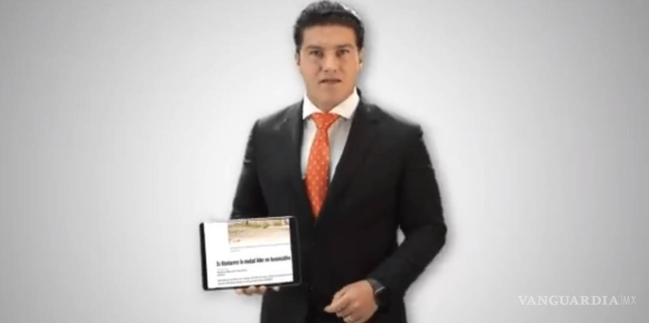 Samuel García engaña al afirmar que MTY fuera número uno en feminicidios durante gobiernos de Adrián de la Garza