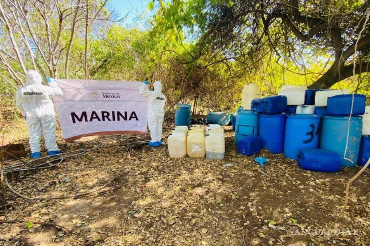Aseguran laboratorio clandestino en Cosalá, Sinaloa