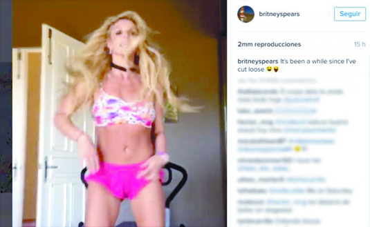 Britney Spears luce baile y figura