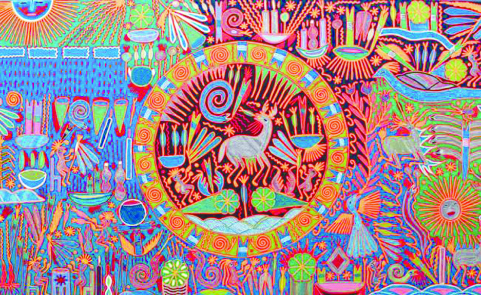 Bienal impulsa el arte huichol de México