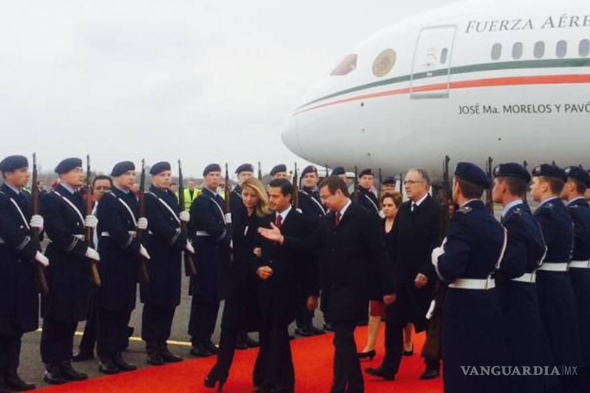Peña Nieto llega a Alemania para visita de Estado