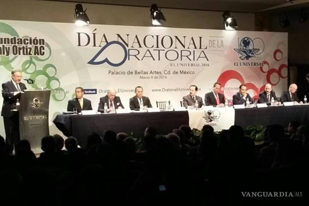 Destacan legisladores importancia de la oratoria en sociedades democráticas