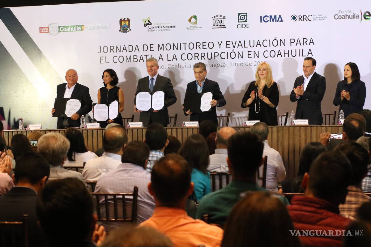 Firman en Coahuila convenio contra la corrupción; unen fuerzas Auditoría Superior del Estado y el CIDE