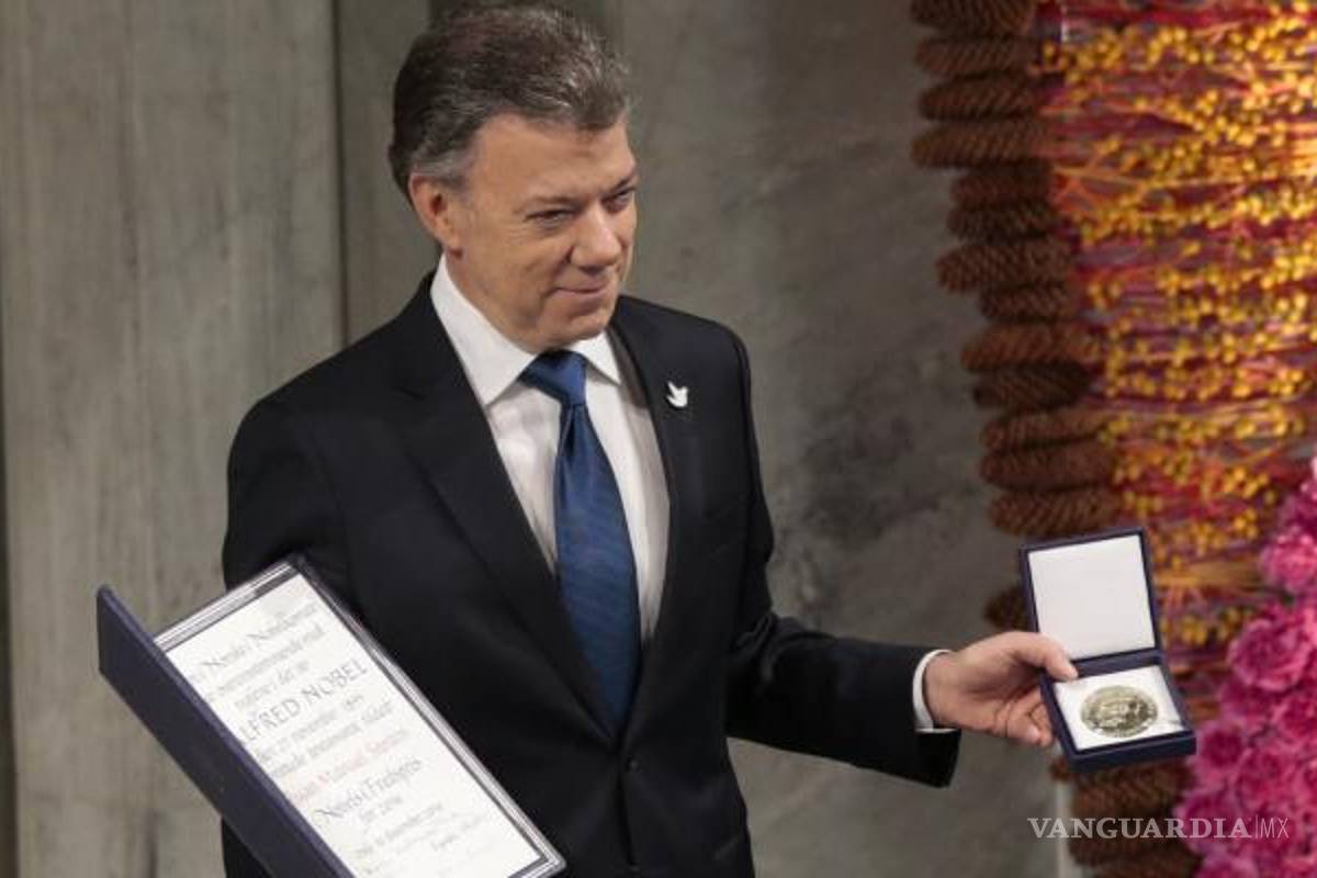 Juan Manuel Santos recibe el Nobel de la Paz