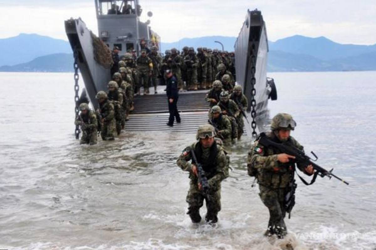Concentra Armada de México a marinos por desaparición
