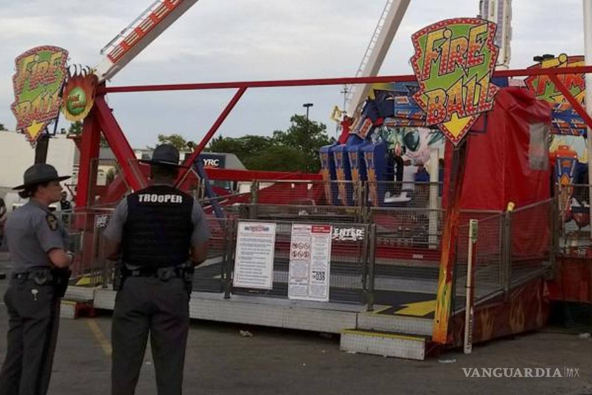 Un muerto y siete heridos en una atracción de feria en Ohio