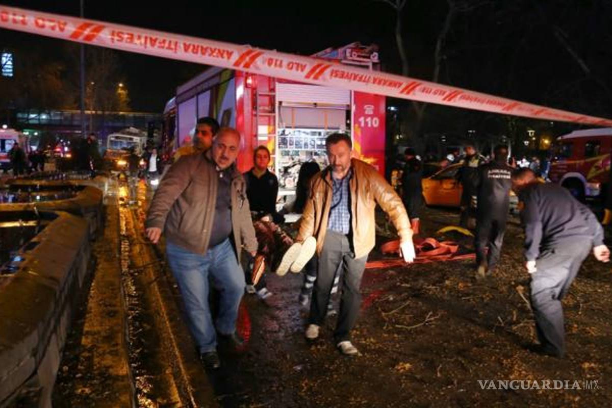 Suman 34 muertos y 125 heridos por ataque en Ankara